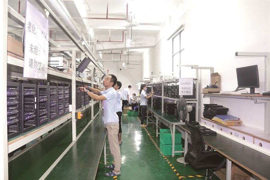 Shenzhen Huasheng Industrial Control CO.,LTD manufacturer production line